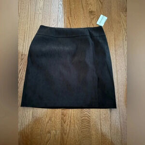 NWT Sport Collection women’s Vintage Brown suede like Skirt size‎ 16 midi pencil